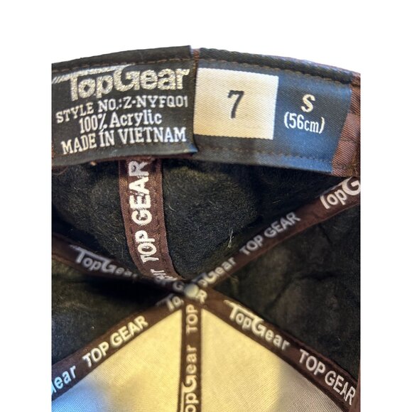Quilted Brown Top Gear Cap Size S - Picture 3 of 9